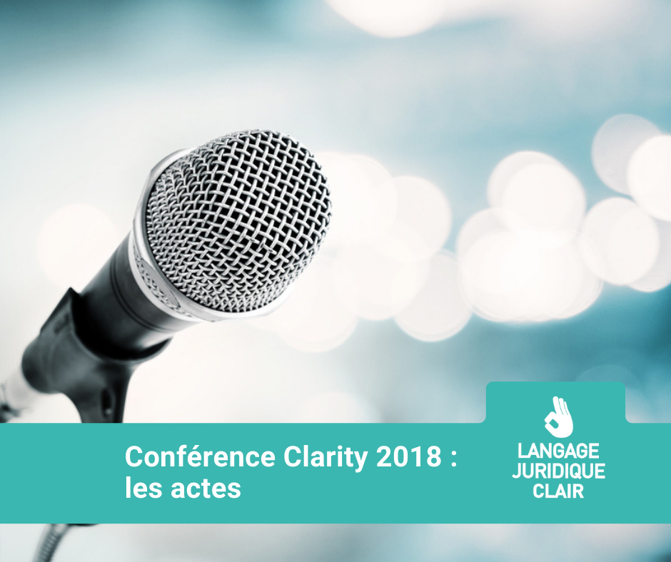clarity2018_lesactes
