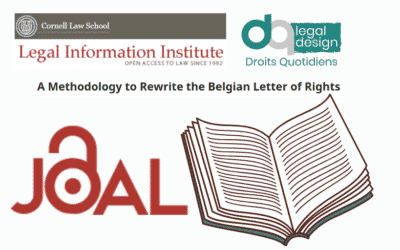 Droits Quotidiens Legal Design publié dans le Journal of Open Access to Law (JOAL)