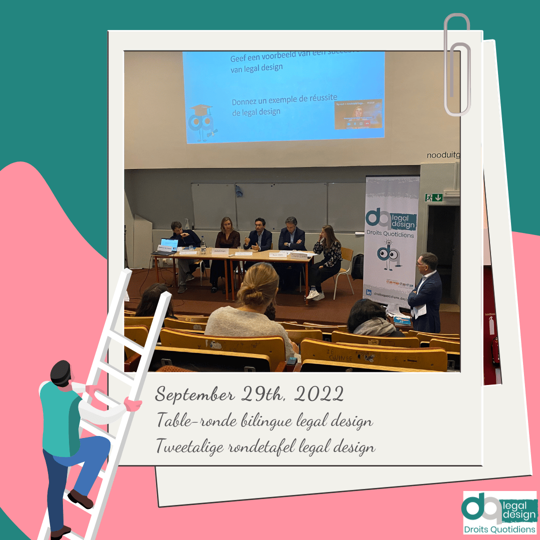 Des échanges passionnants lors de la table-ronde Legal Design à ...